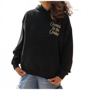 NEW ELEVATED FAITH unisex - created by the creator hoodie in black